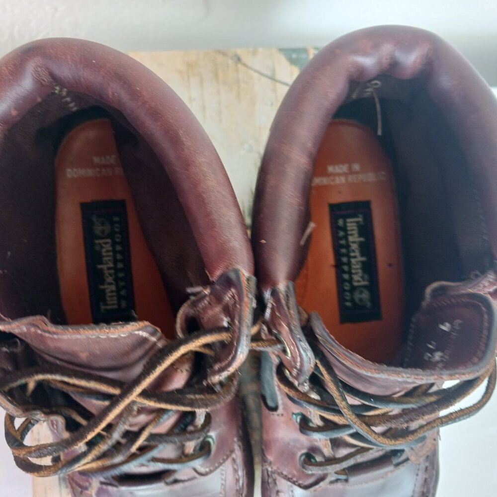 Timberland Vintage Women's Monmouth Sand Hiking Boots 98342 SZ 9M - Picture 7 of 10